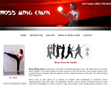 Tablet Screenshot of mosswingchun.com